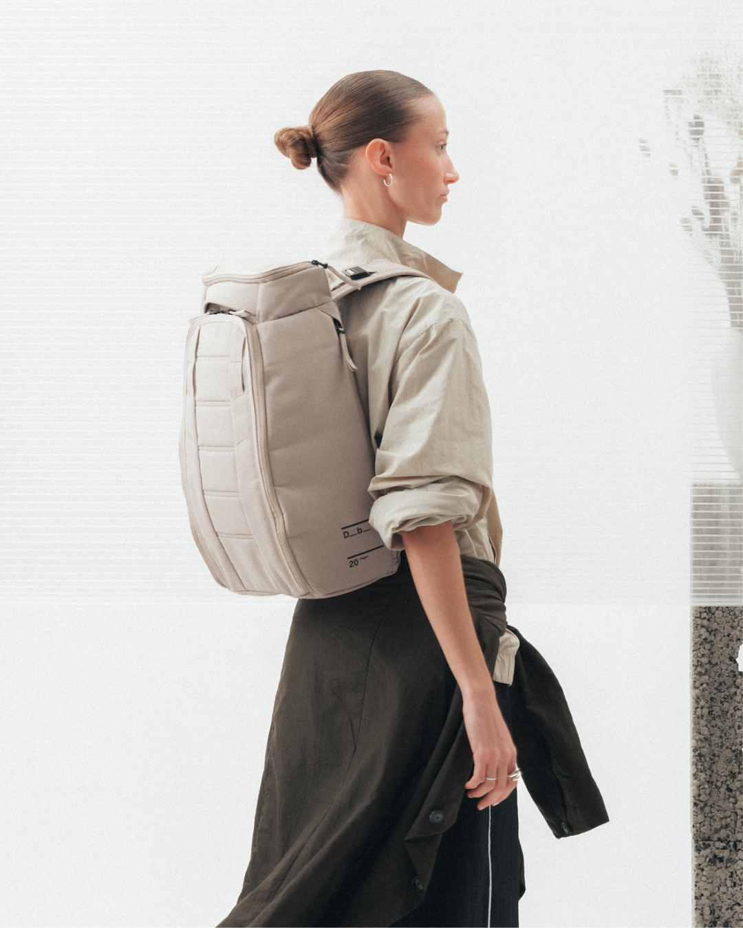 Hugger Backpack 20L Fogbow Beige