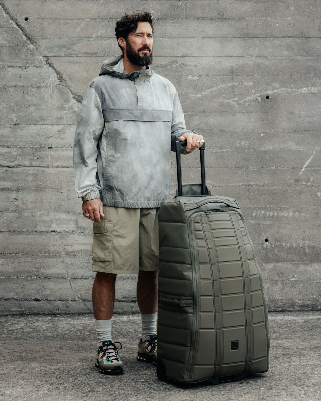 Hugger 1st Generation Roller Bag Check-in 90L Moss Green